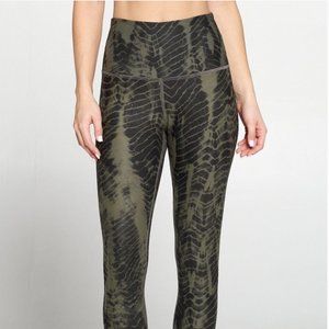 EVCR Snake print leggings High rise 7/8 size M
